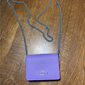Coach chain cardholder